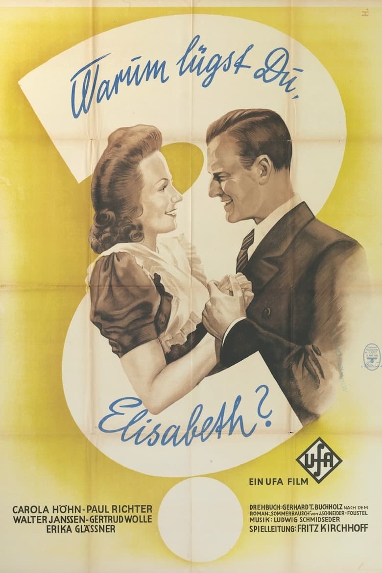 Poster of Warum lügst Du, Elisabeth?