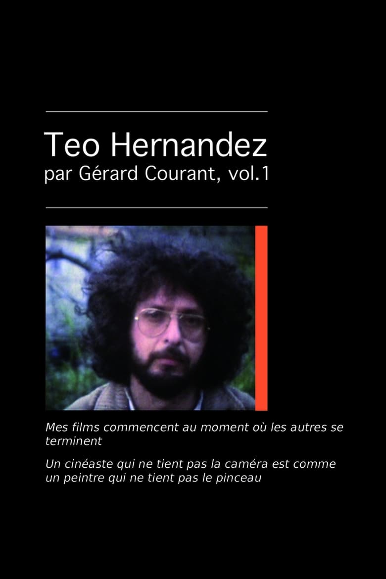 Poster of Mes films commencent au moment où les autres se terminent (Conversation avec Teo Hernandez I)