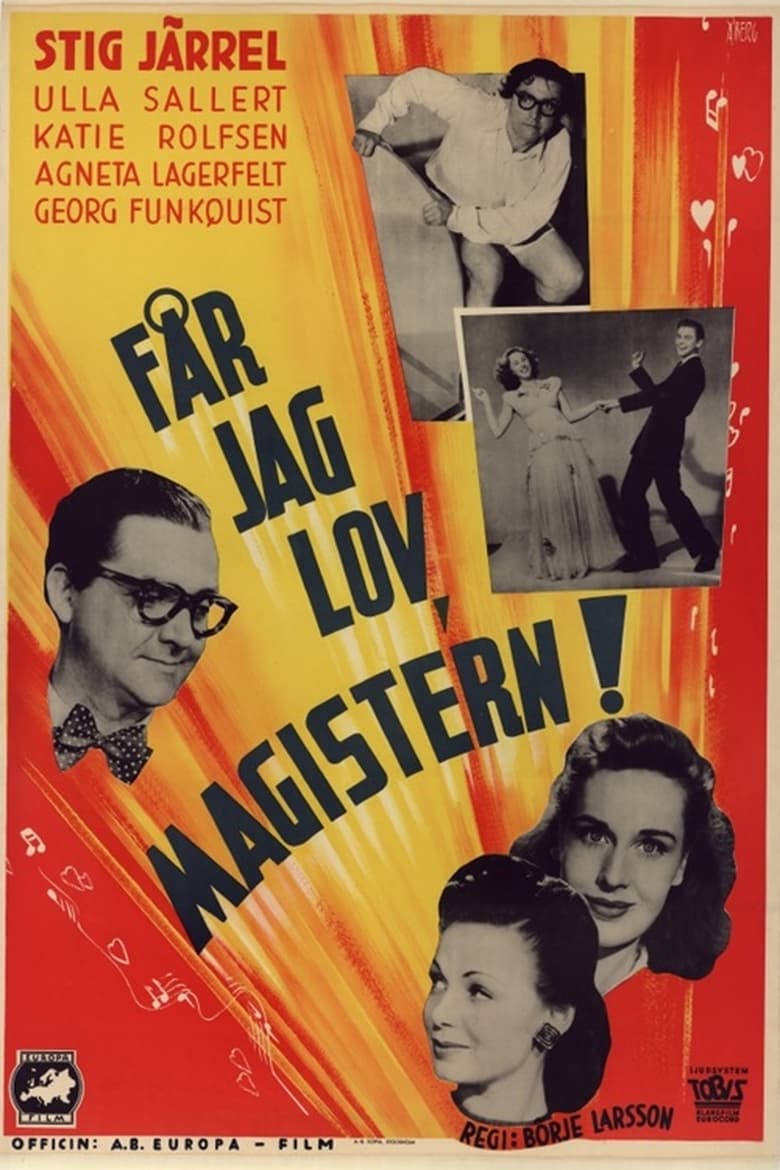 Poster of Får jag lov, magistern!