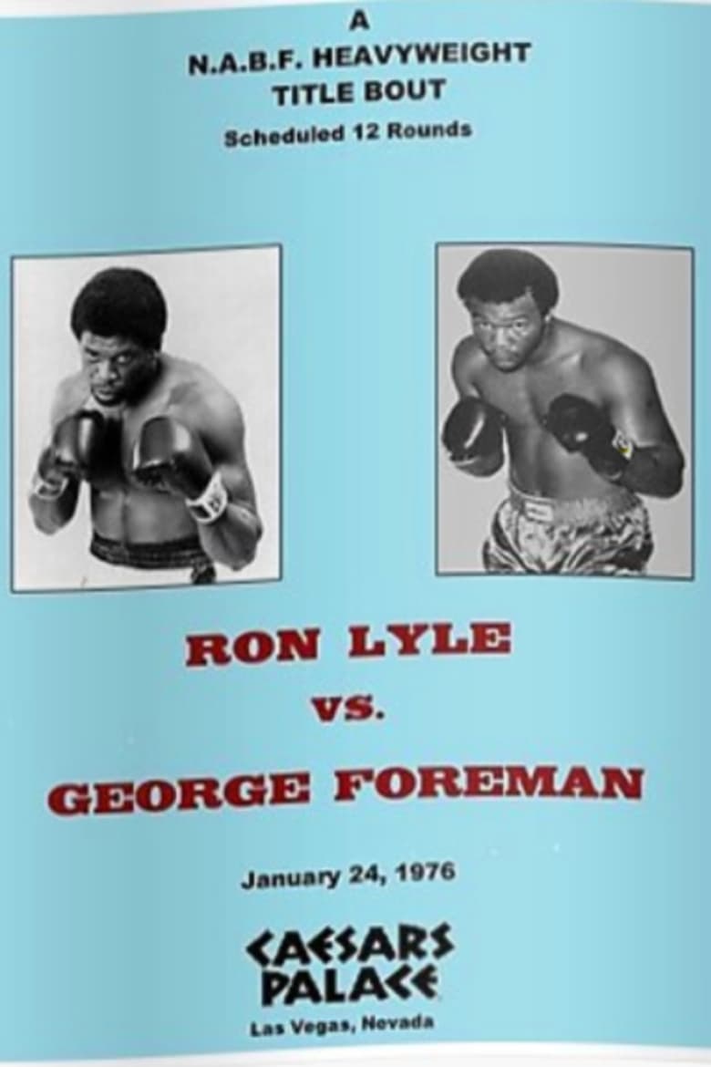 Poster of George Foreman vs. Ron Lyle