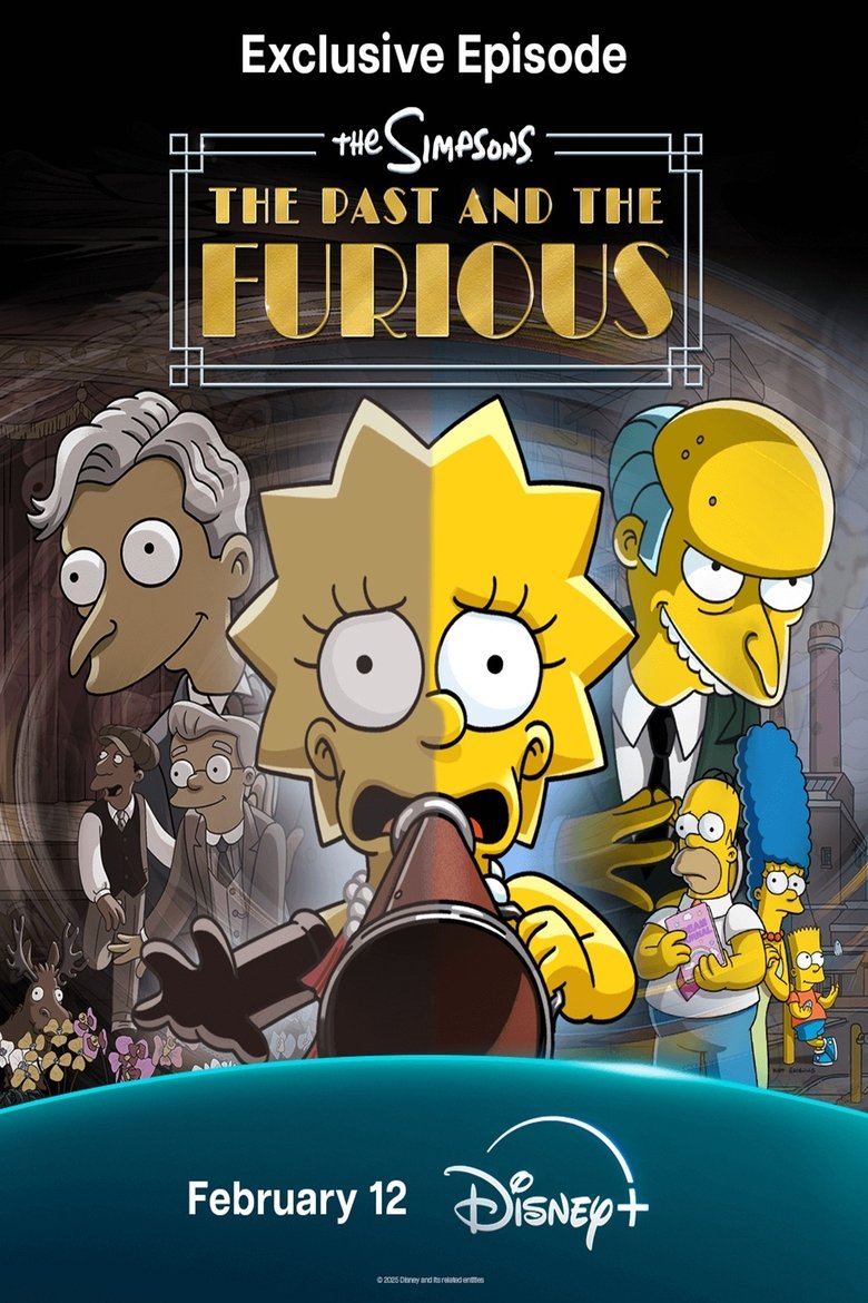 Poster of The Simpsons: The Past and the Furious