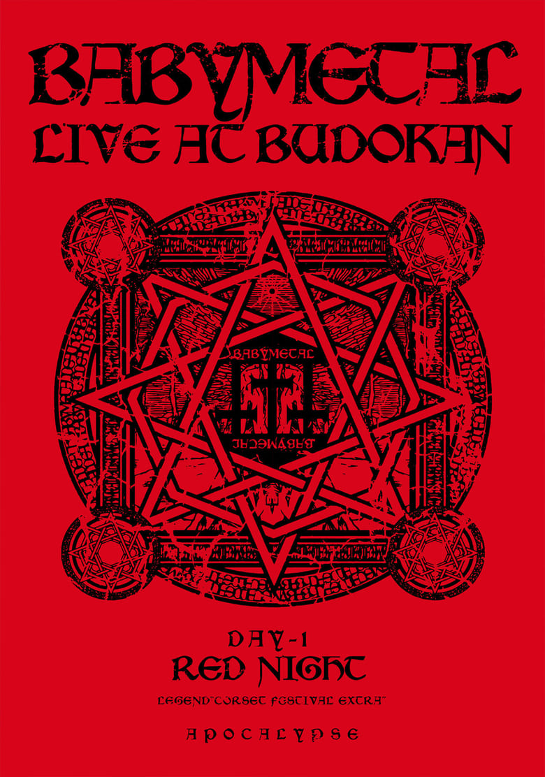 Poster of BABYMETAL - Live at Budokan: Red Night Apocalypse - Akai Yoru Legend