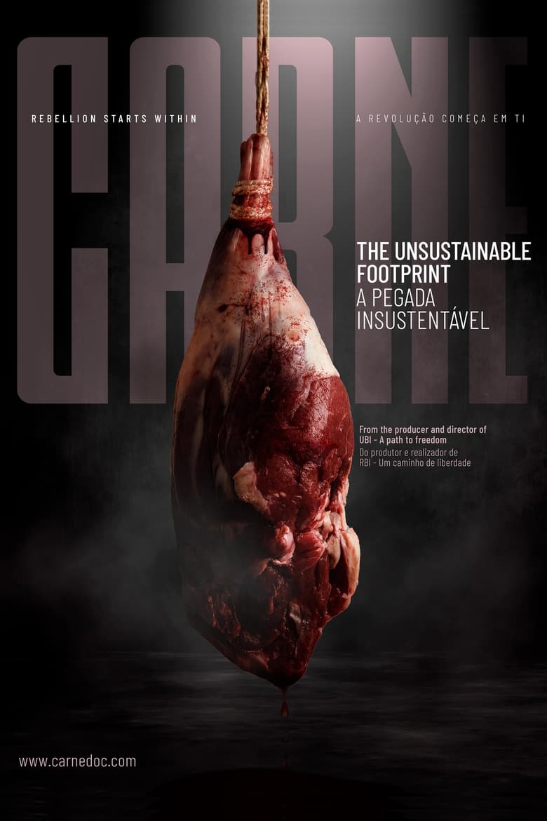 Poster of Carne: The Unsustainable Footprint