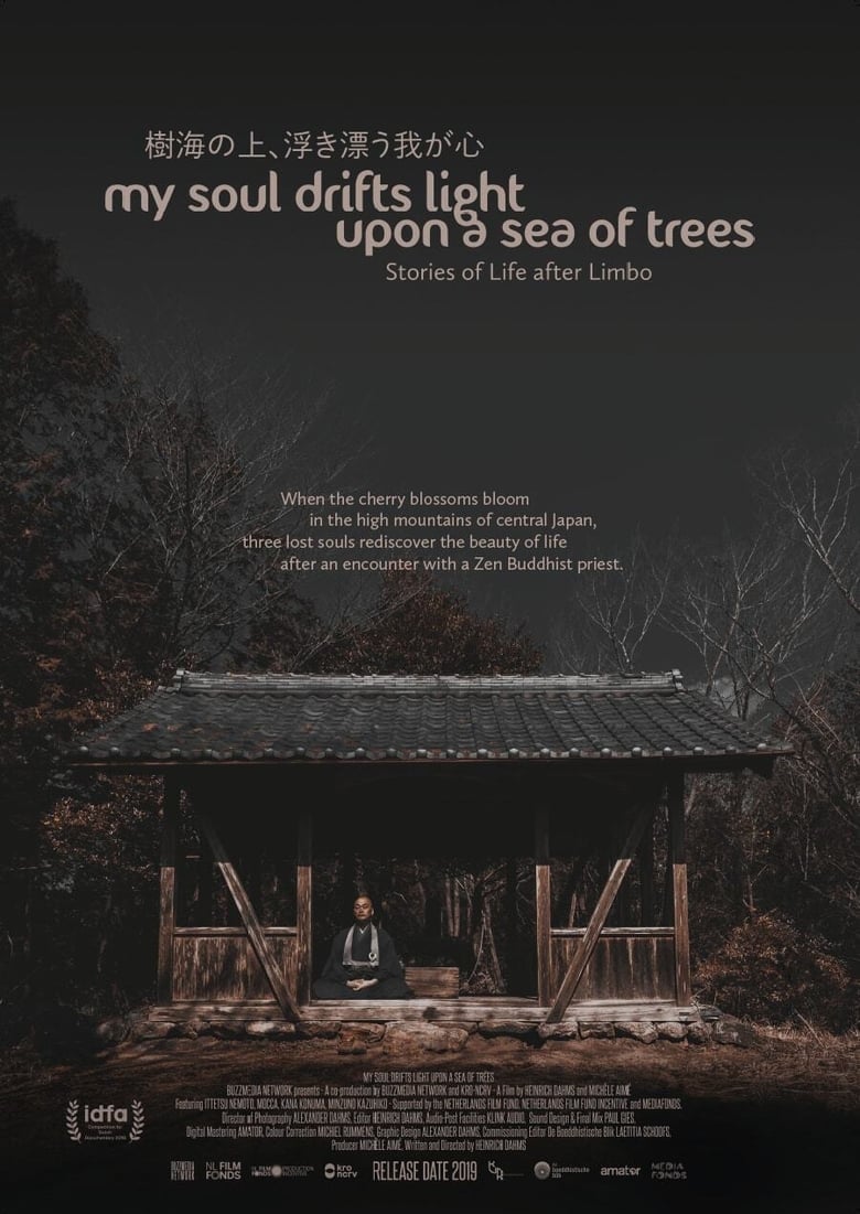 Poster of My Soul Drifts Light Upon a Sea of Trees