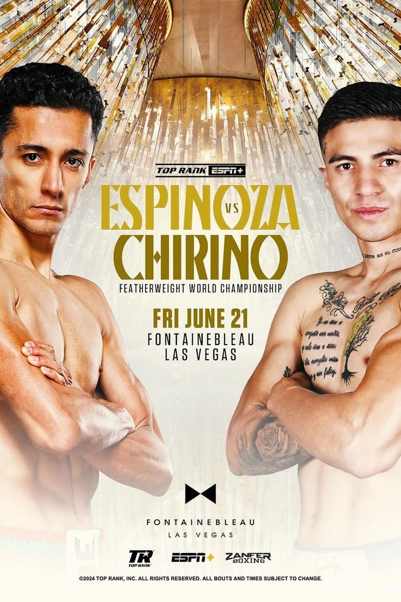 Poster of Rafael Espinoza vs. Sergio Chirino