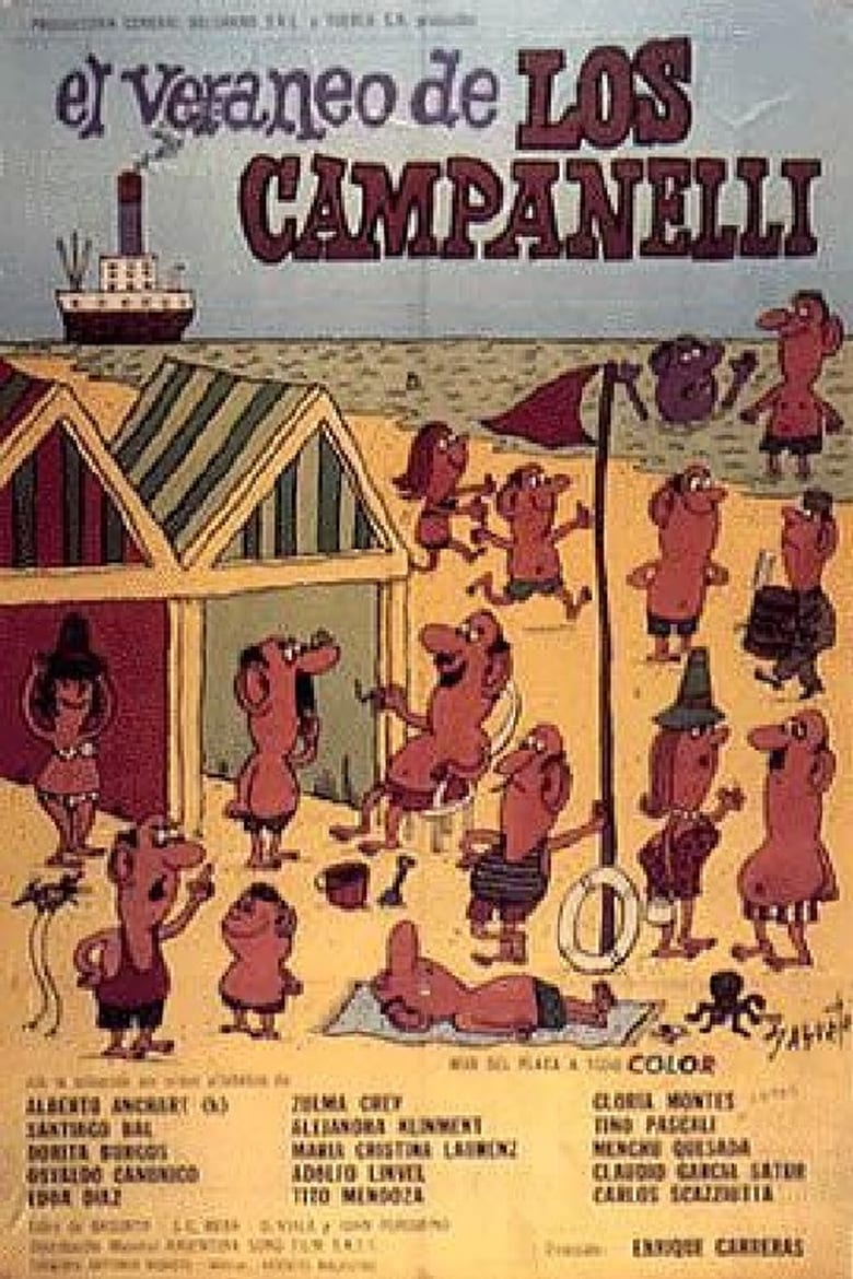 Poster of El veraneo de los Campanelli