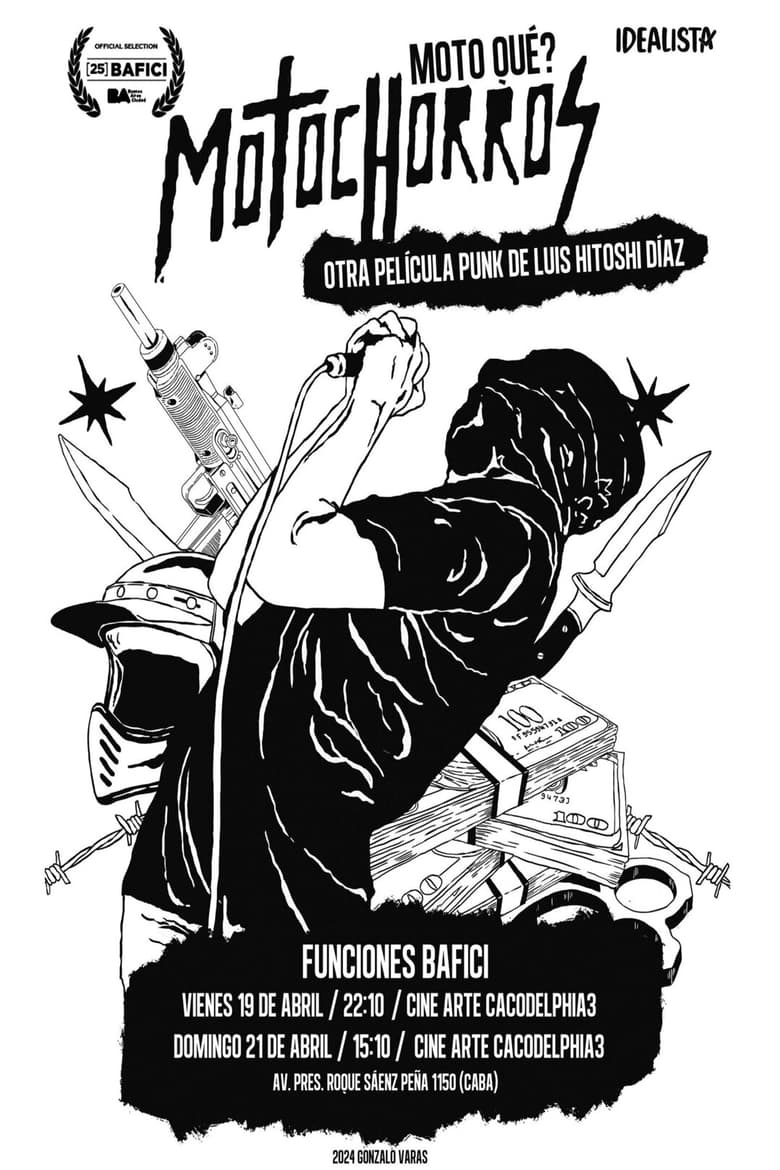 Poster of Mopped Muggers (a punk band called)