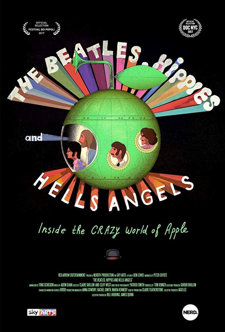 Poster of The Beatles, Hippies & Hells Angels: Inside the Crazy World of Apple