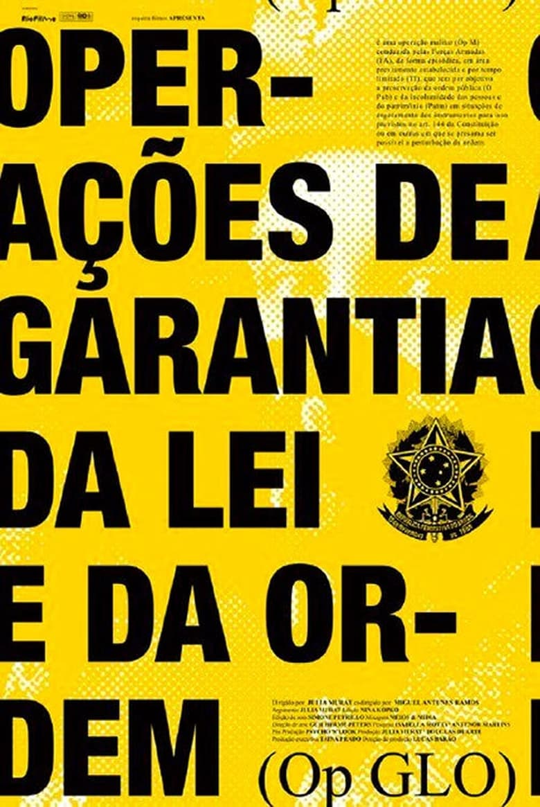 Poster of Operações de Garantia da Lei e da Ordem