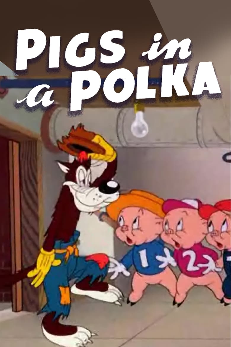 Poster of Pigs in a Polka