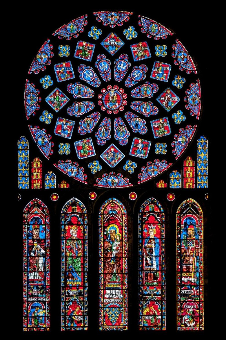 Poster of Chartres Cathedral: A Sacred Geometry