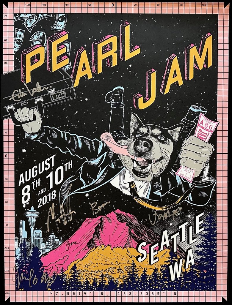 Poster of Pearl Jam Live from Safeco Field - Seattle 08.08.2018