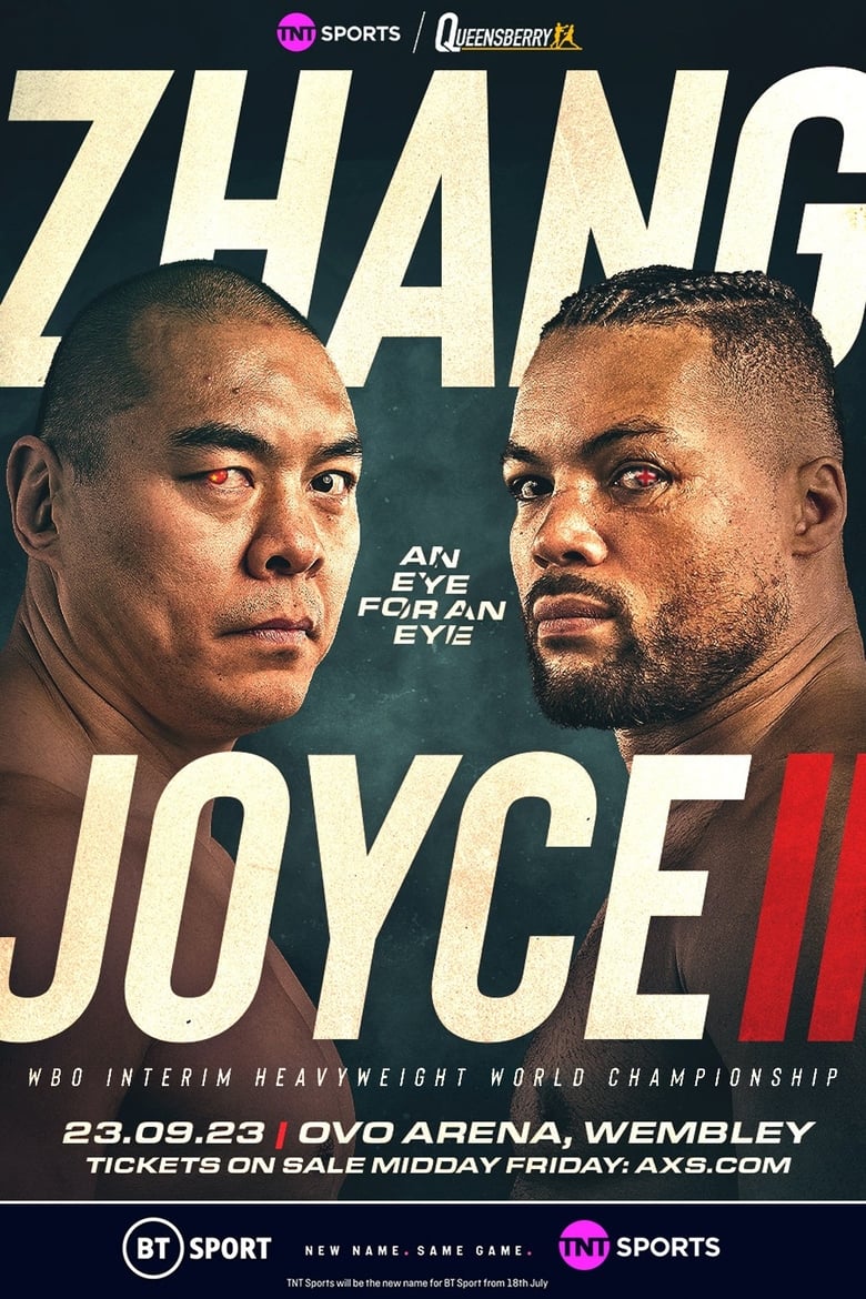 Poster of Zhilei Zhang vs. Joe Joyce II