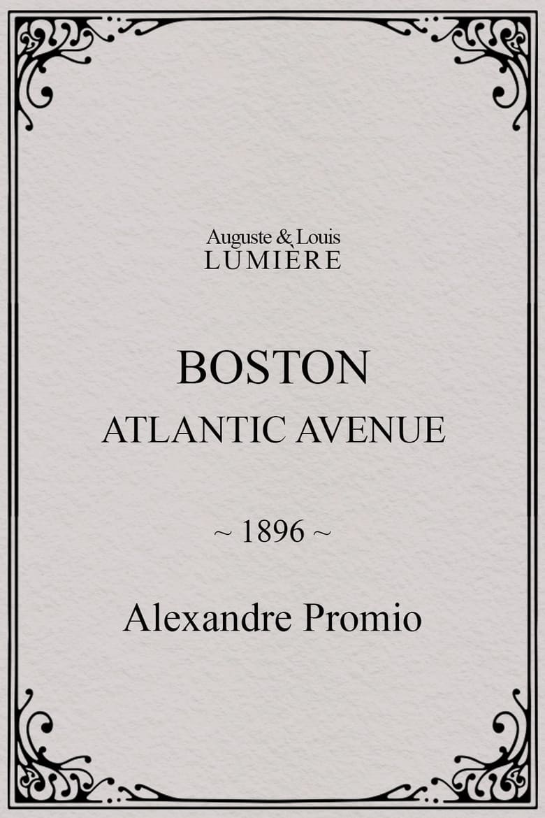 Poster of Boston, Atlantic avenue