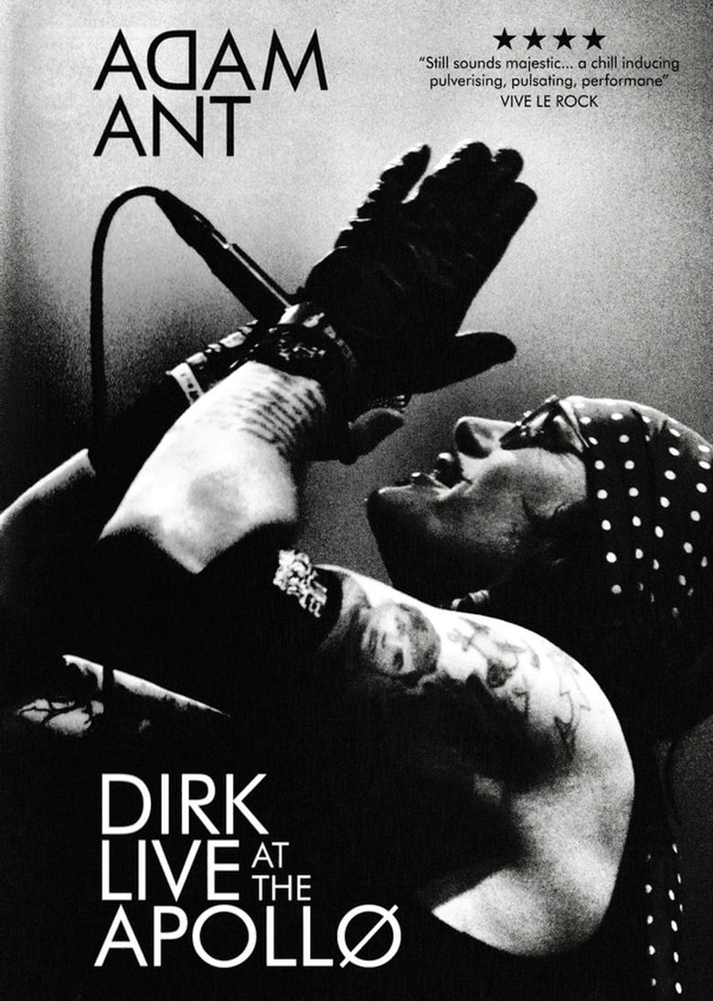 Poster of Adam Ant: Dirk Live at the Apollo