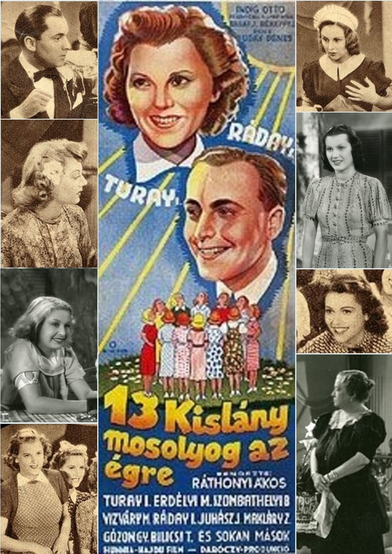 Poster of Thirteen Girls Smile at the Sky