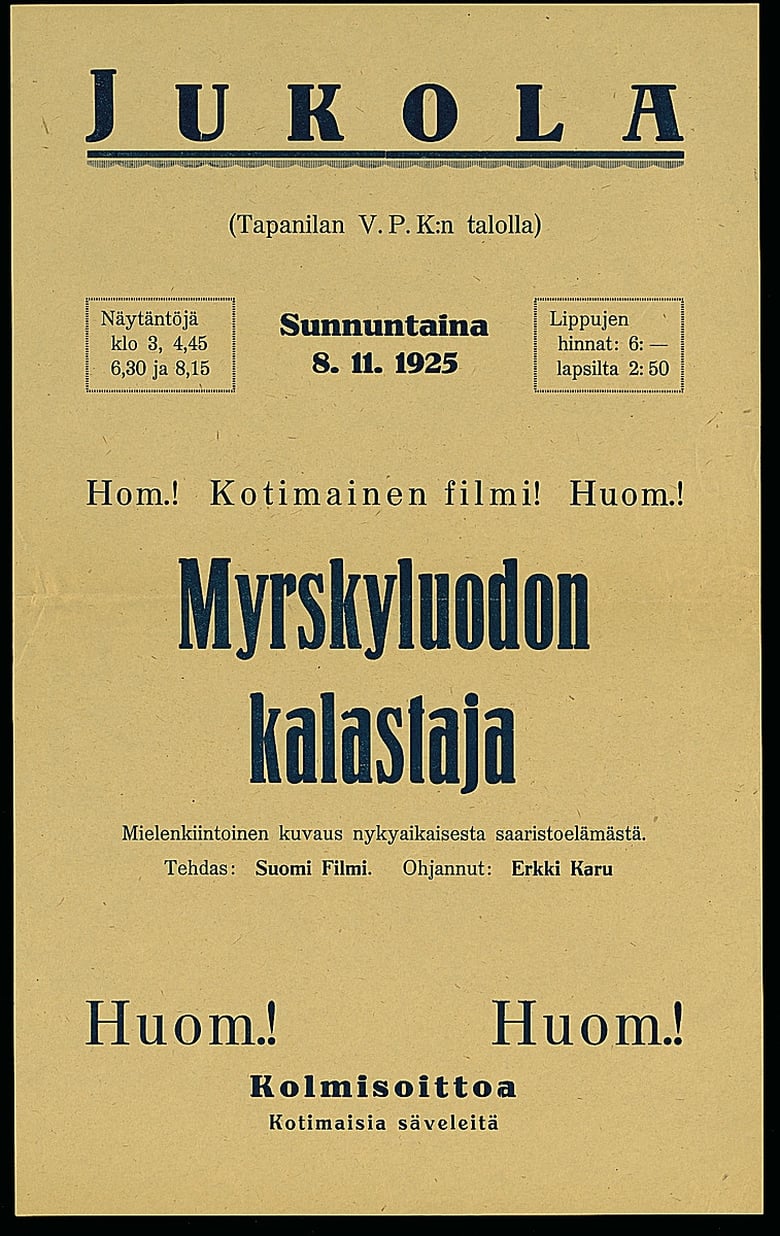 Poster of Myrskyluodon kalastaja