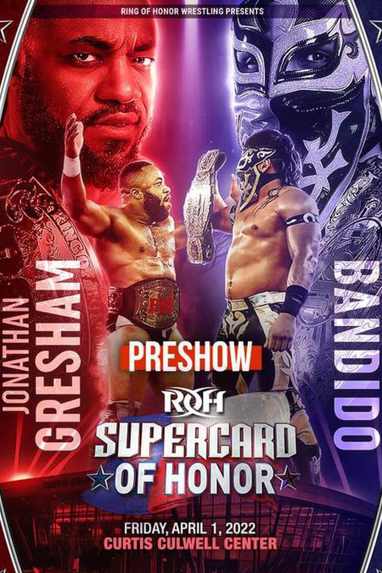 Poster of ROH: Supercard of Honor XV Pre Show