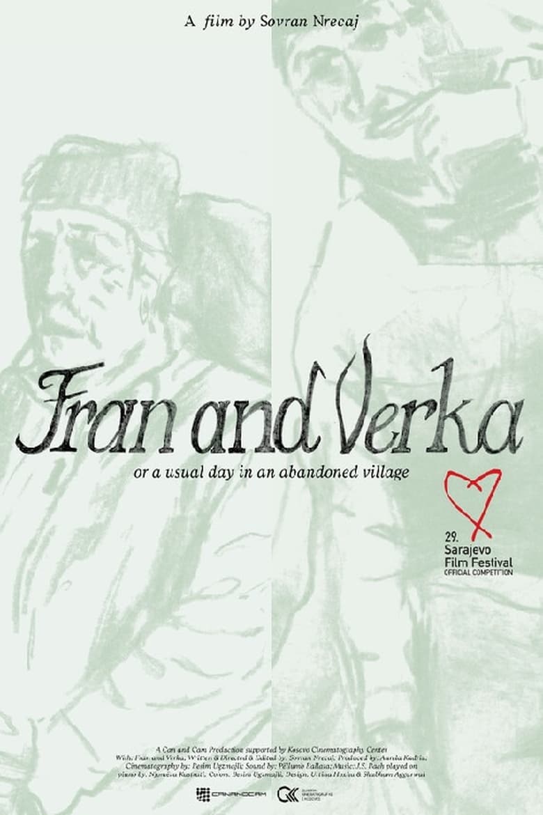 Poster of Fran and Verka; or a Usual Day in an Abandoned Village