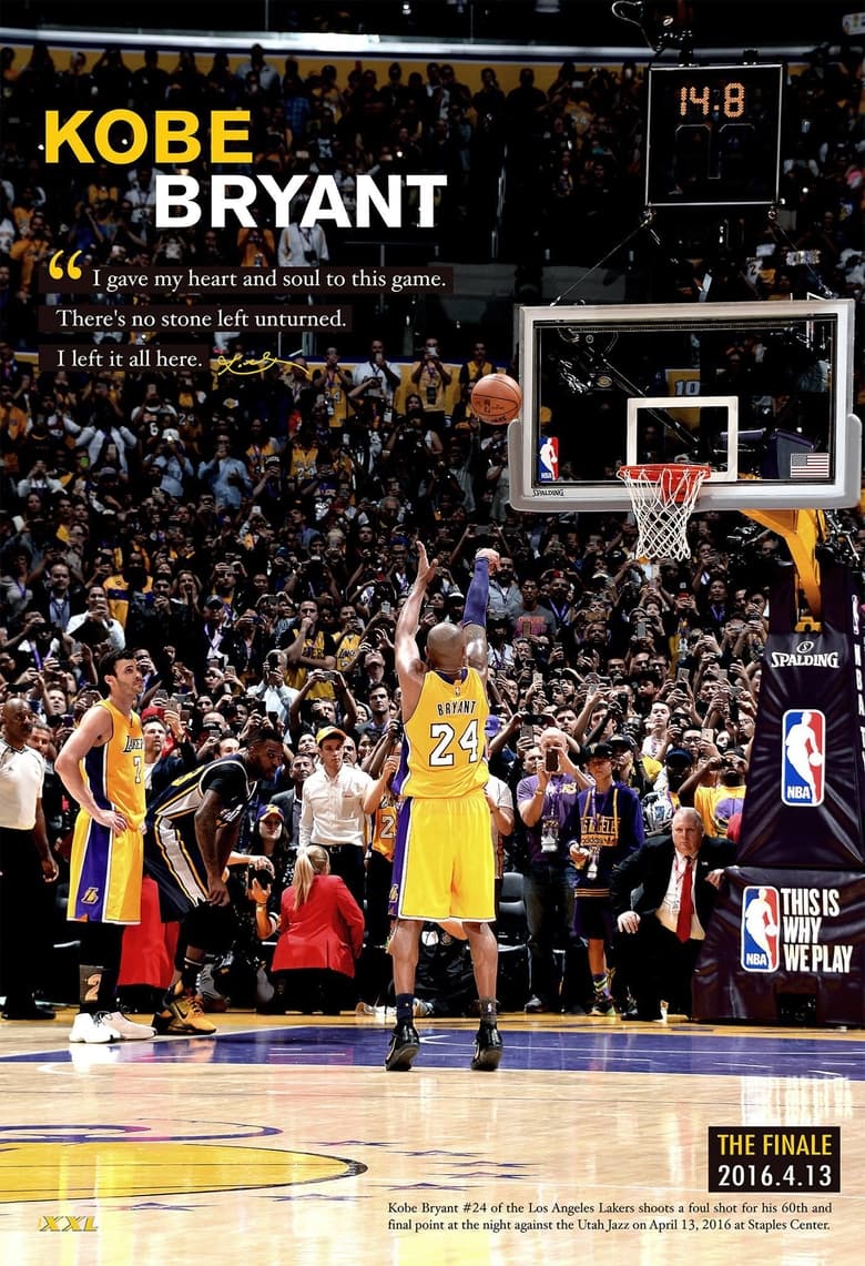 Poster of Kobe's Farewell Game