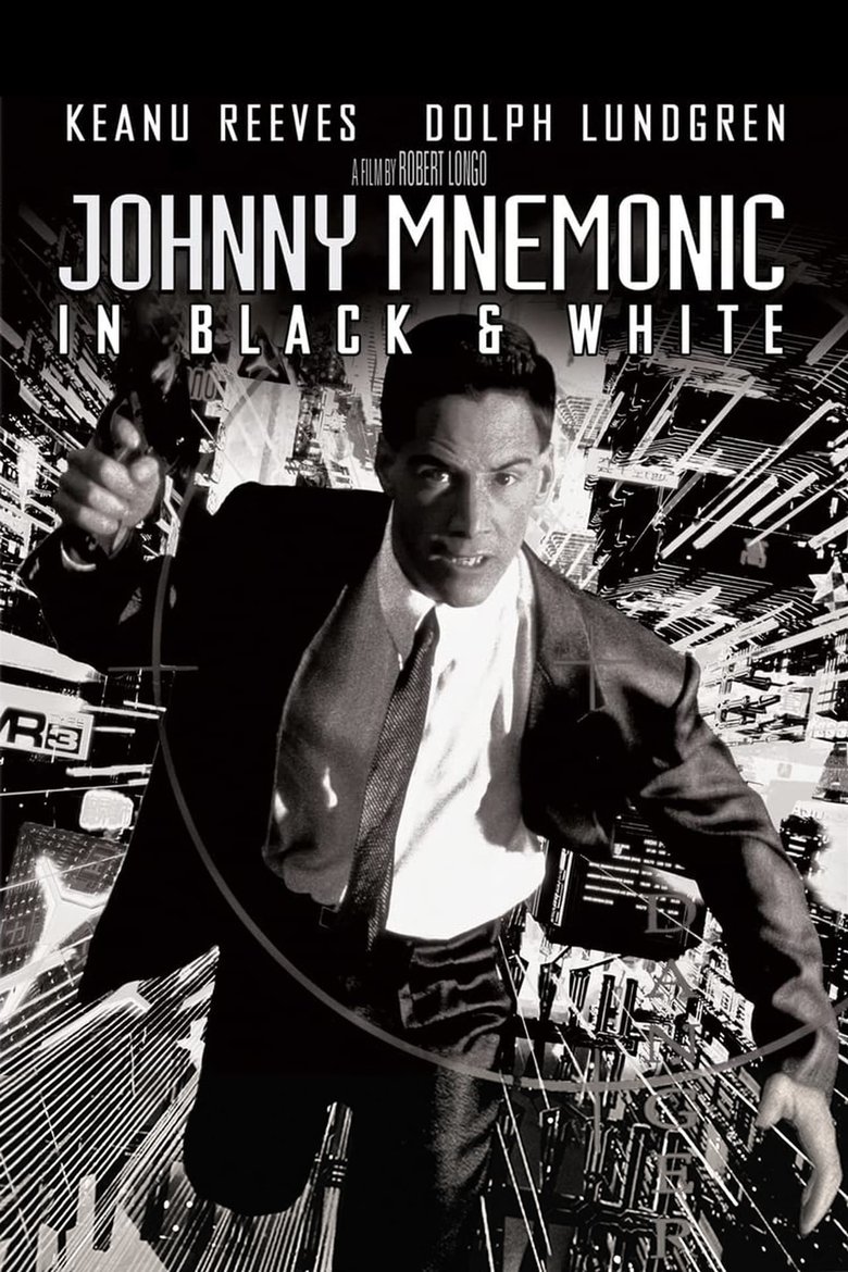 Poster of Johnny Mnemonic: In Black & White