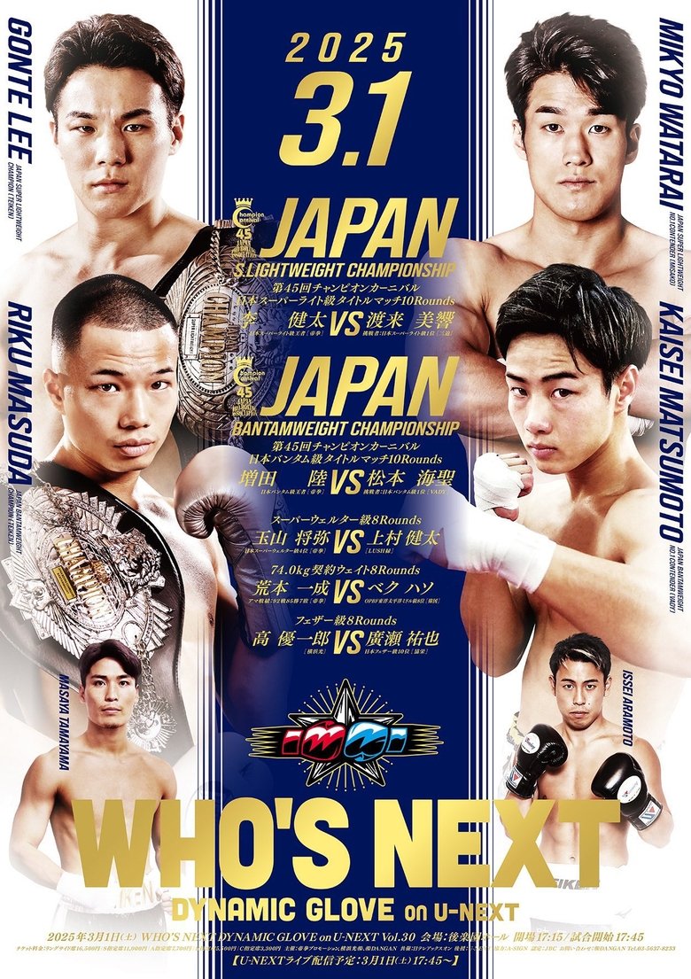 Poster of WHO'S NEXT DYNAMIC GLOVE BOXING vol.30