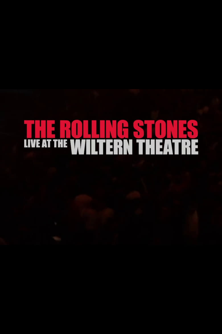 Poster of The Rolling Stones - Live at the Wiltern