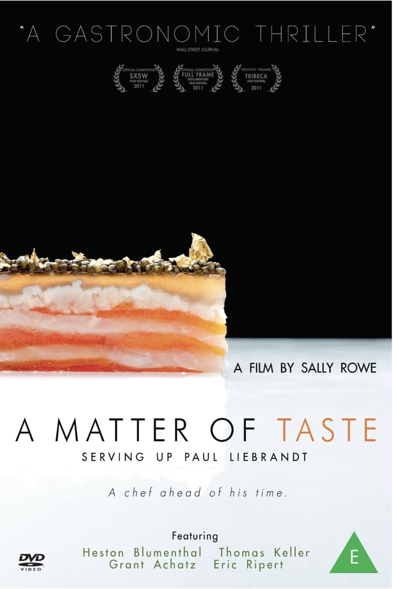 Poster of A Matter of Taste: Serving Up Paul Liebrandt