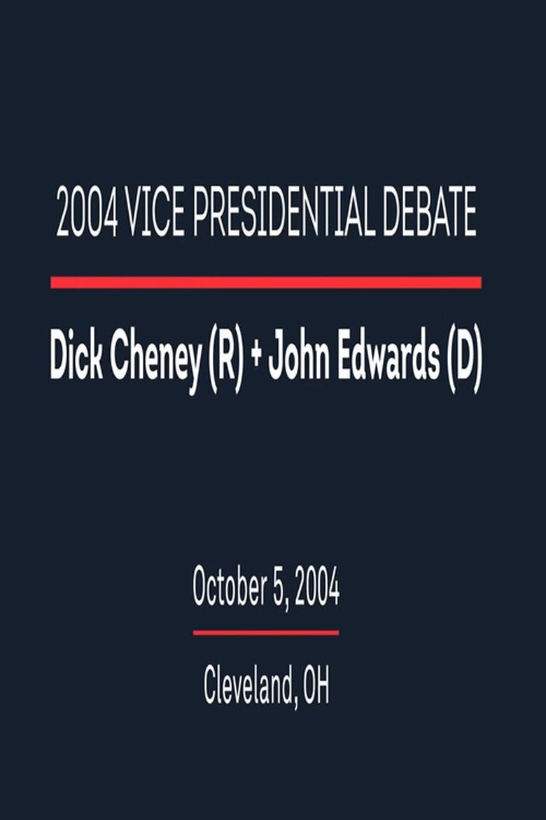 Poster of 2004 Vice Presidential Debate