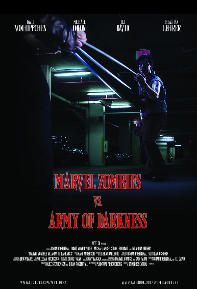 Poster of Ash vs. Marvel Zombies