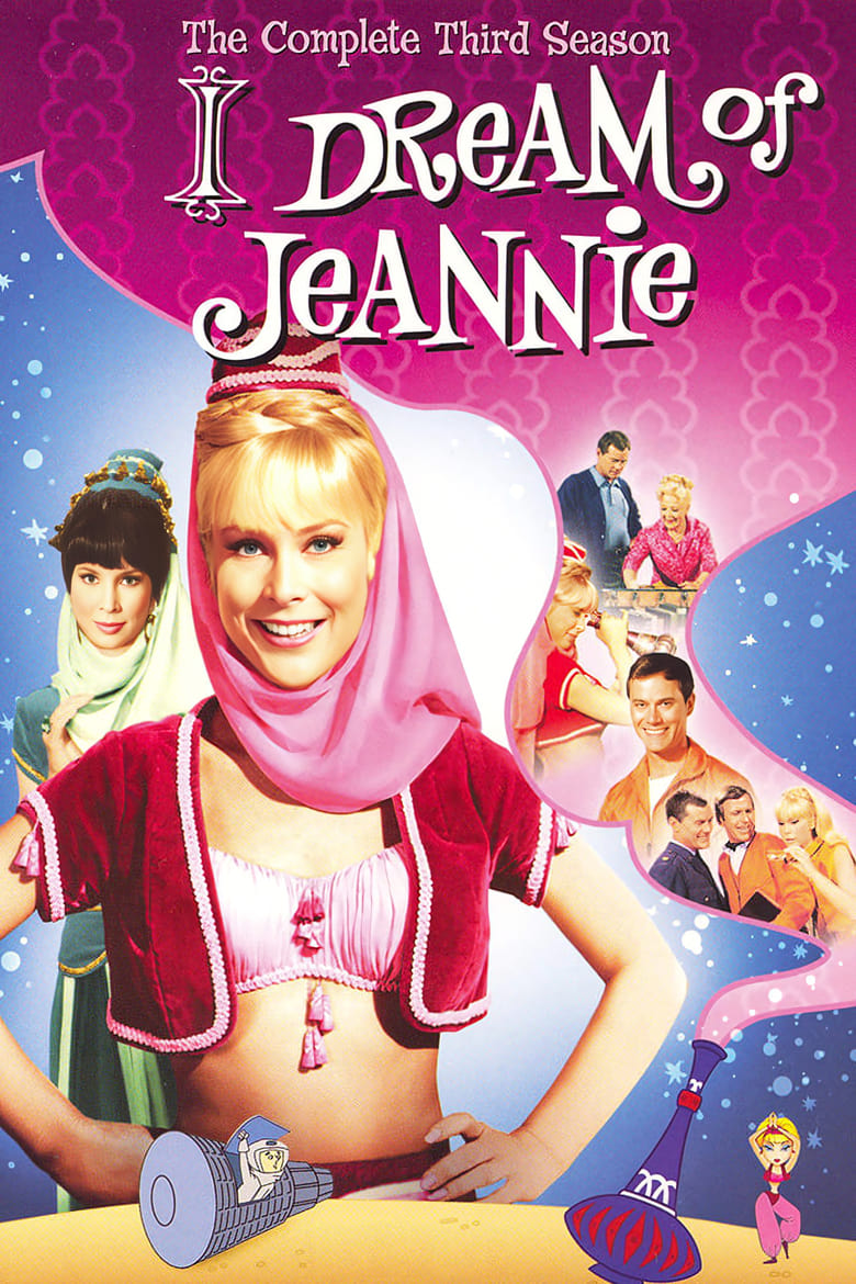 Poster of Cast and Crew in I Dream Of Jeannie - Season 3 - Episode 7 - Everybody's a Movie Star