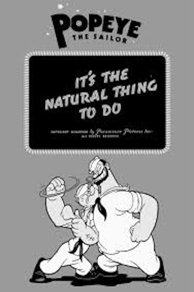 Poster of It's the Natural Thing to Do