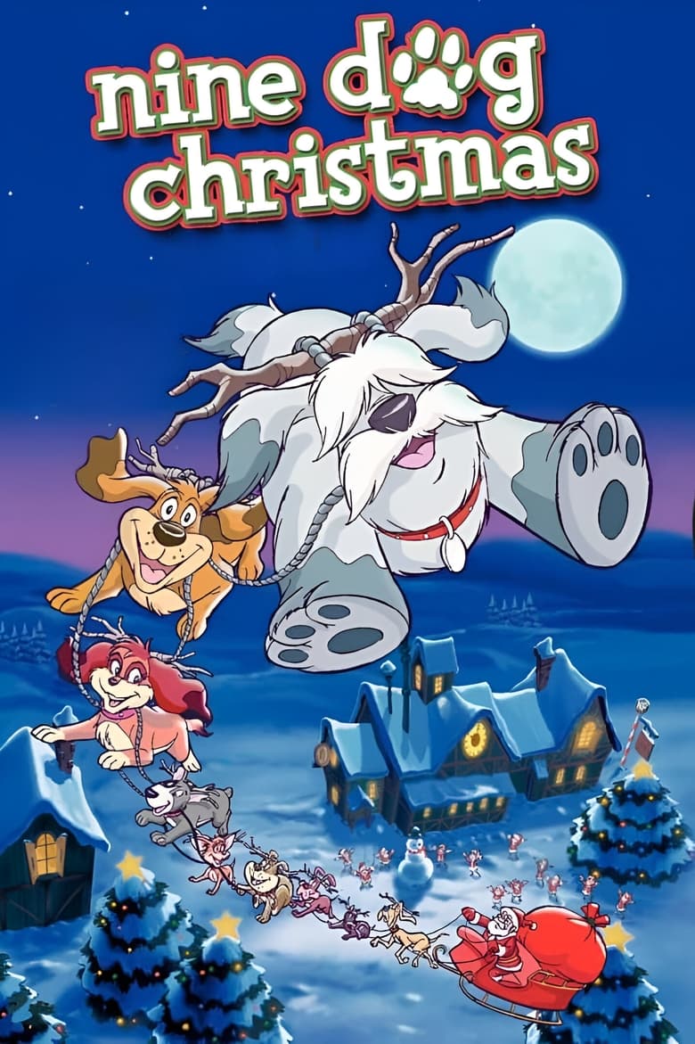 Poster of Nine Dog Christmas