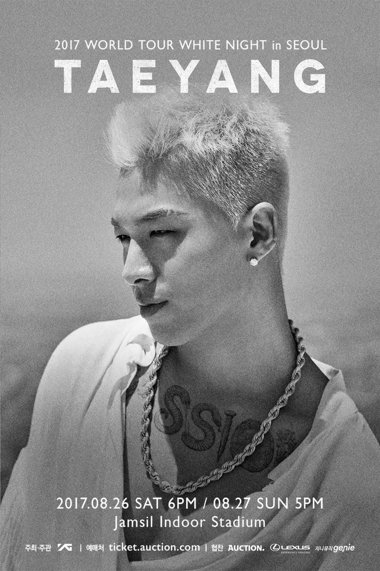 Poster of TAEYANG - 2017 WORLD TOUR  [WHITE NIGHT] IN SEOUL