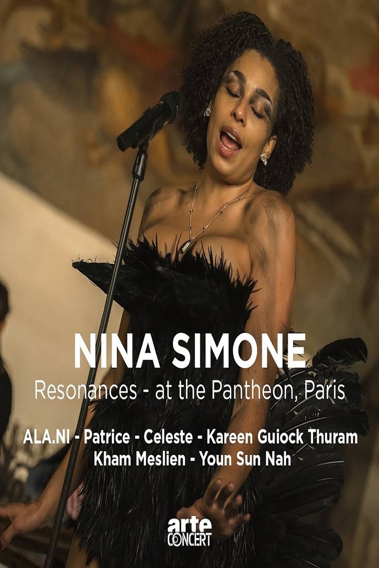 Poster of Nina Simone Resonances at the Paris Pantheon