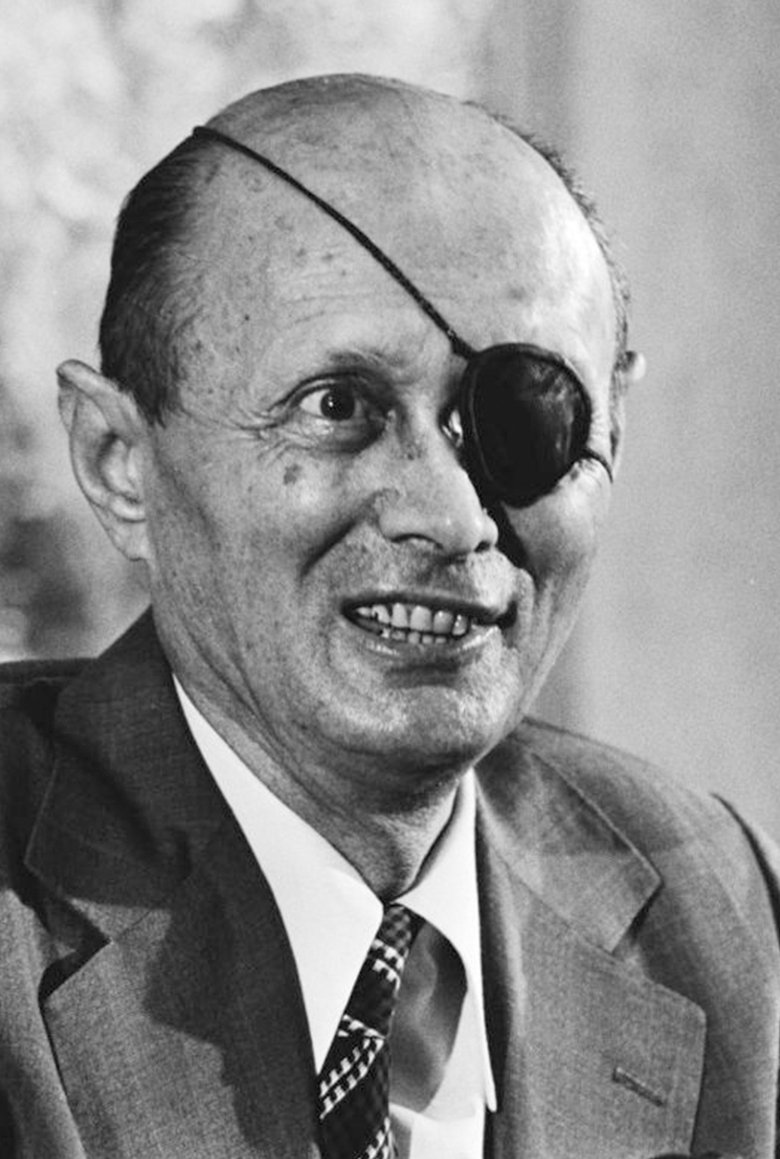 Portrait of Moshe Dayan