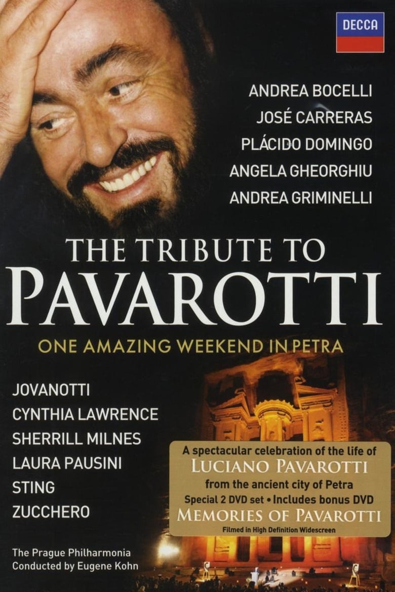 Poster of The Tribute to Pavarotti One Amazing Weekend in Petra