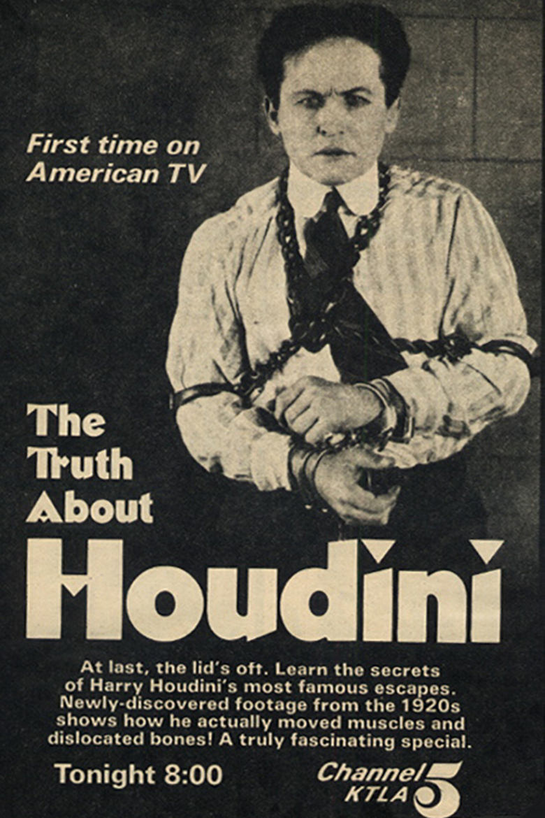 Poster of The Truth About Houdini