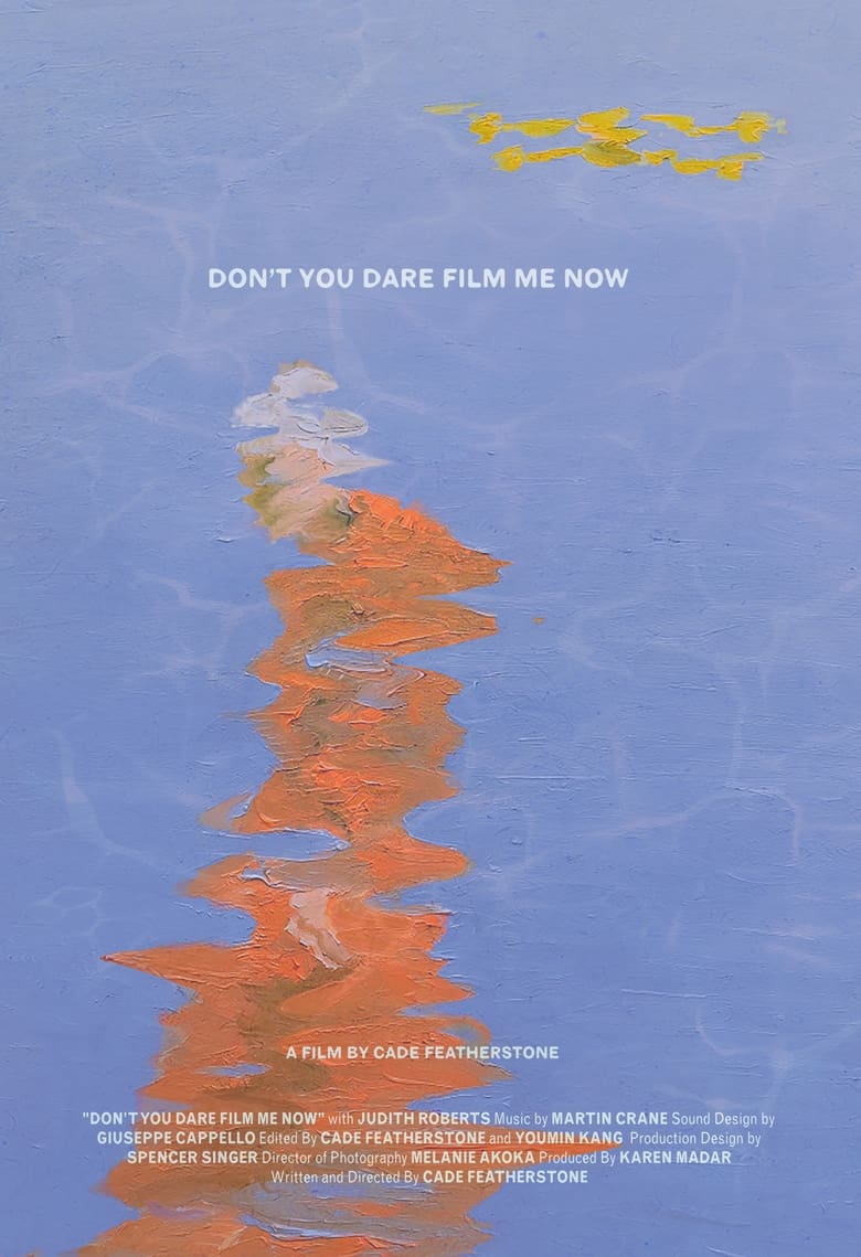 Poster of Don't You Dare Film Me Now