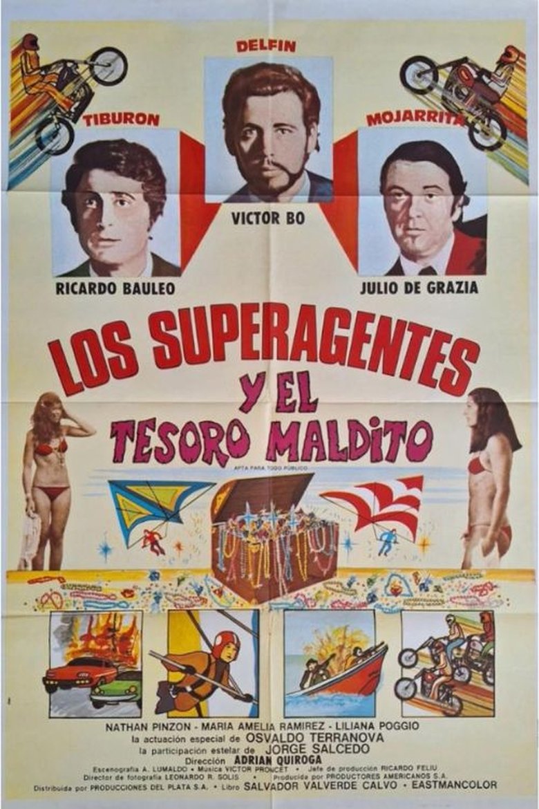 Poster of Los superagentes y el tesoro maldito