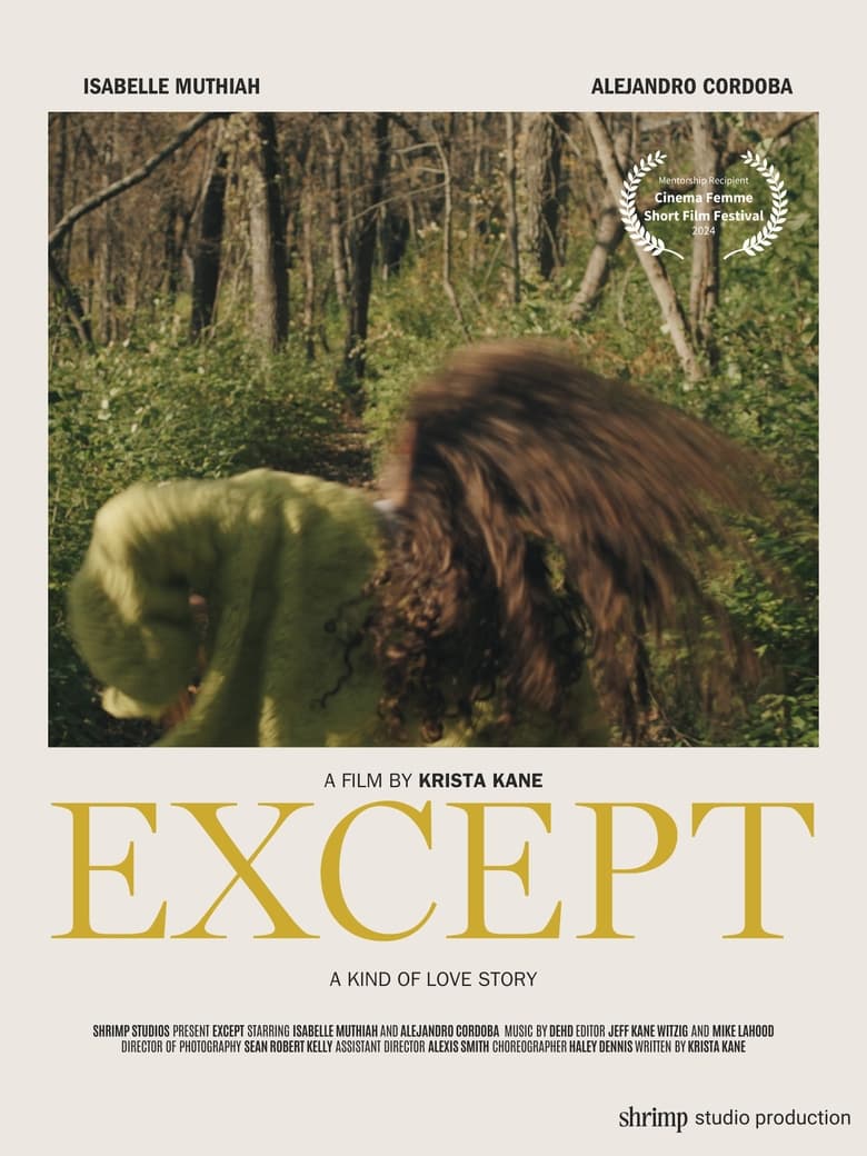 Poster of Except