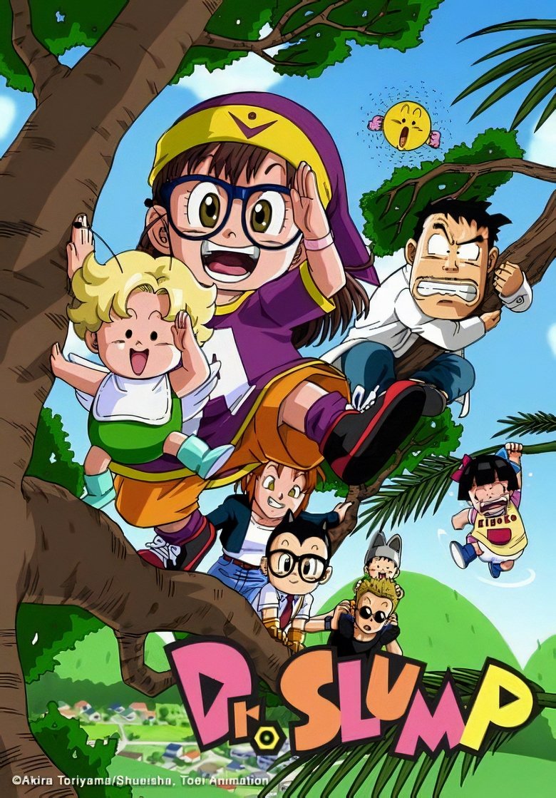 Poster of Cast and Crew in Dr. Slump - Time Slipper! / The Mysterious Baby (Season 1 - Episode 2) - Time Slipper! / The Mysterious Baby