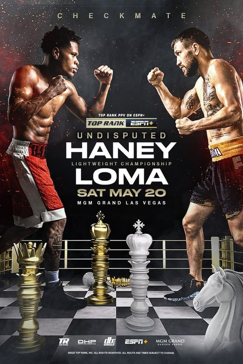 Poster of Blood, Sweat & Tears: Haney vs. Lomachenko