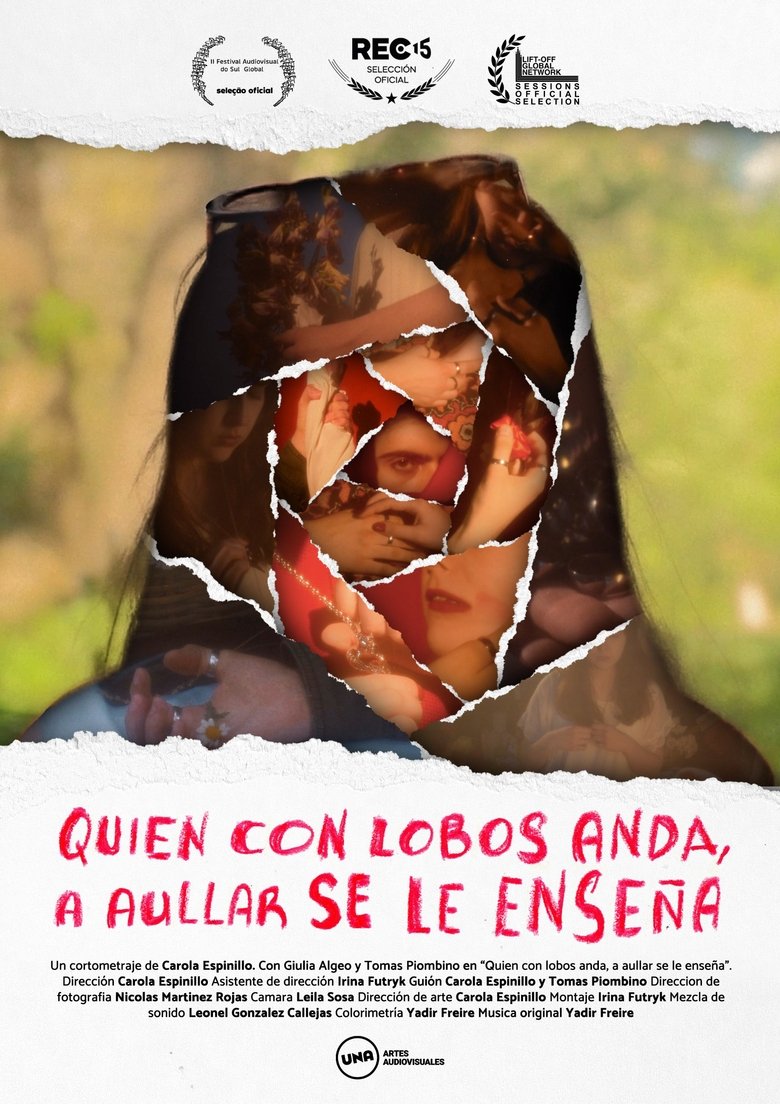 Poster of Quien con lobos anda,  a aullar se le enseña