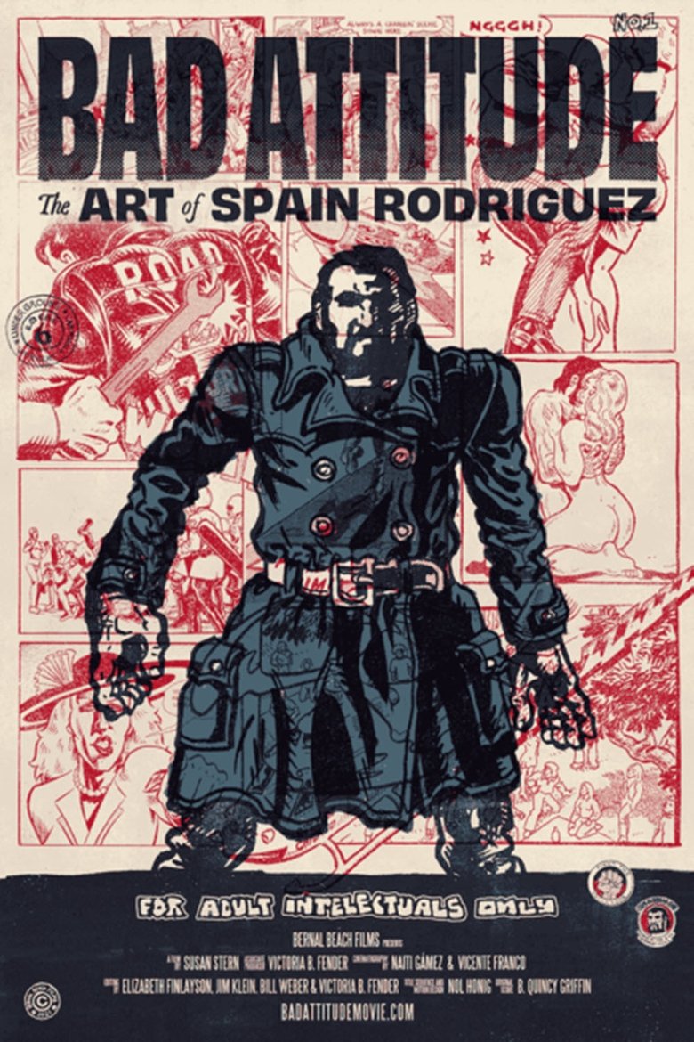 Poster of Bad Attitude: The Art of Spain Rodriguez