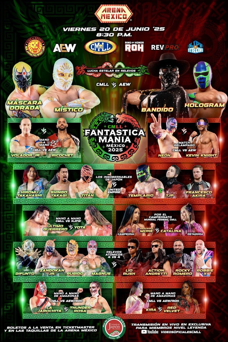Poster of CMLL Presenta NJPW Fantastica Mania México 2025