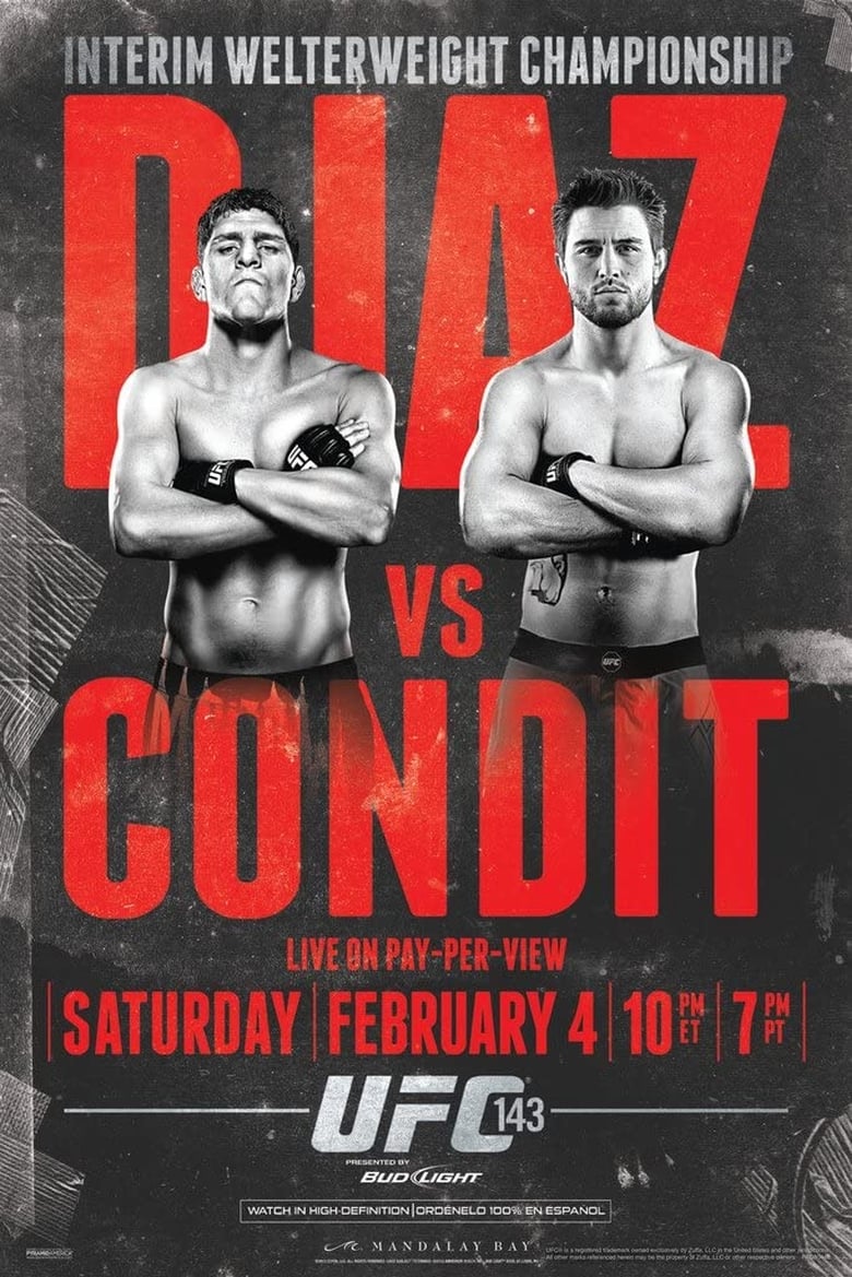 Poster of UFC 143: Diaz vs. Condit