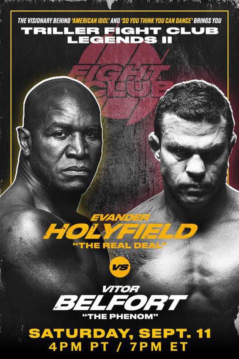 Poster of Evander Holyfield vs. Vitor Belfort