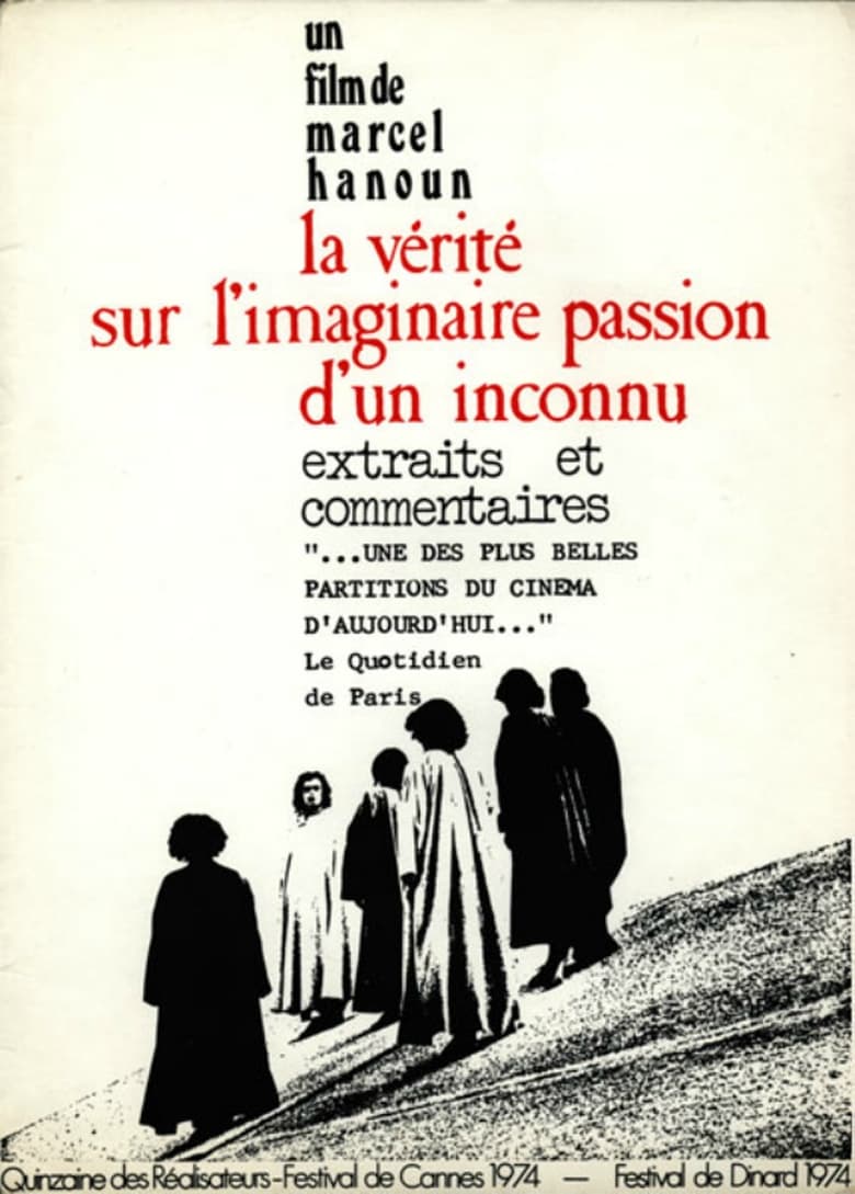 Poster of The Truth About the Imaginary Passion of an Unknown