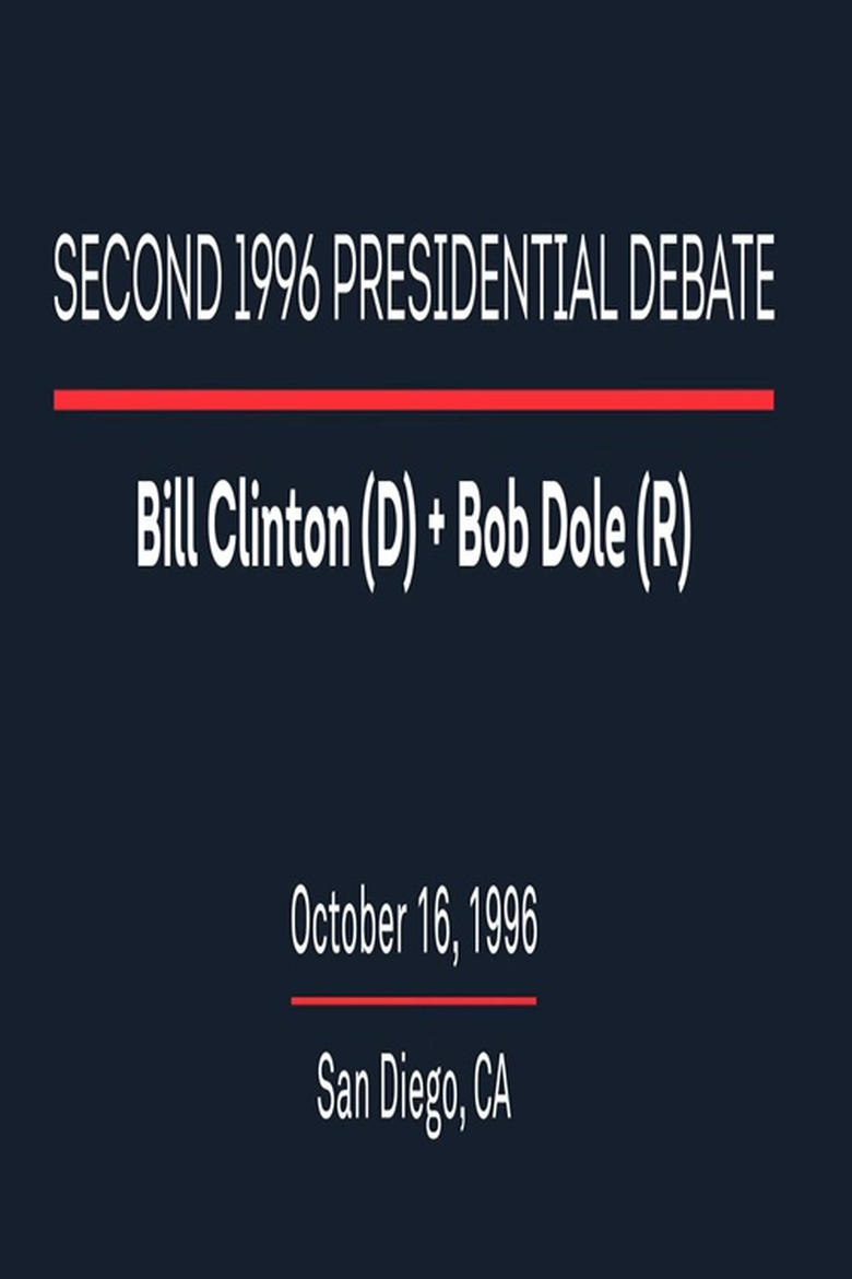 Poster of 1996 Second Presidential Debate